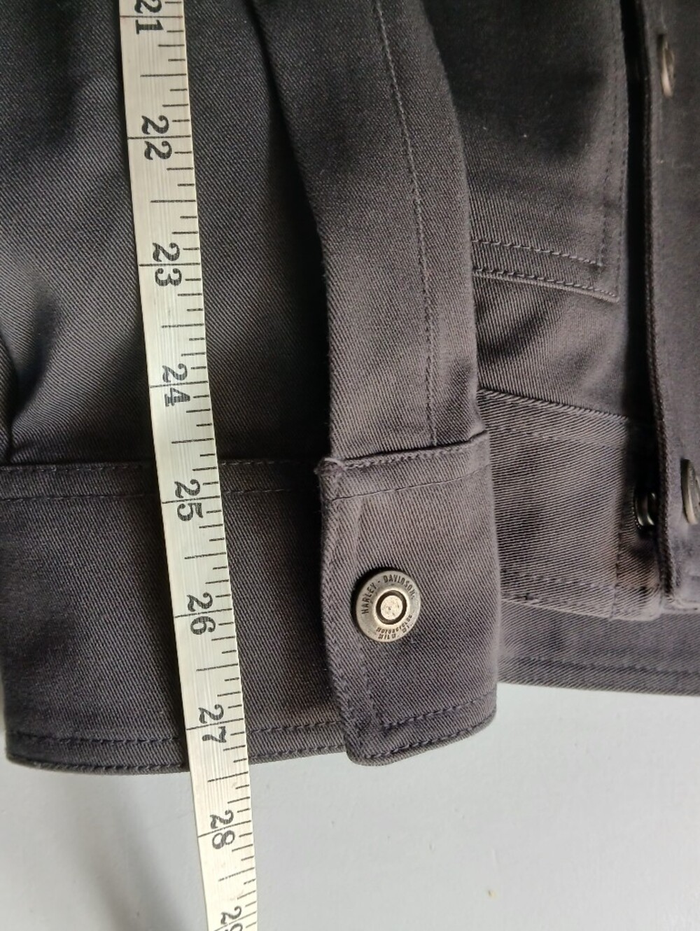 Men's Slim Gray Utility Jacket Harley-Davidson - Picture 11 of 11